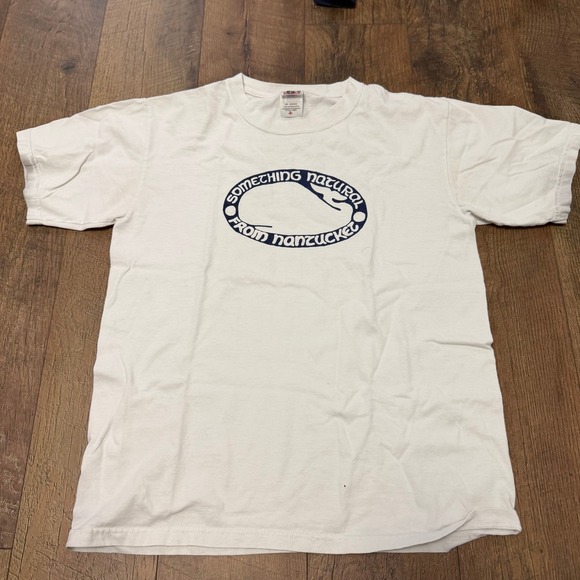 Anvil Other - Anvil Something Natural Nantucket T-Shirt Mens Small White